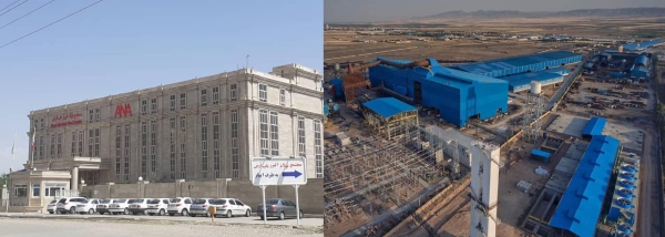 اجرای آسانسورهای خاص صنعتی شركت فولاد ناب آرش در استان انجان شهرستان ابهر الماس آسانسور